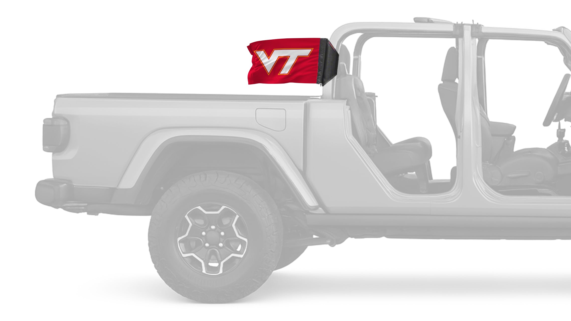 Virginia Tech 11"x17" Forever Wave Flag
