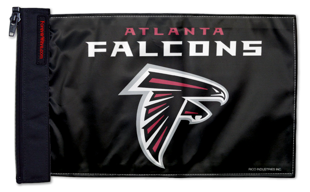 Atlanta Falcons 11"x17" Forever Wave Flag for Golf Carts