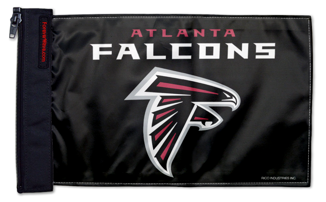 Atlanta Falcons 11"x17" Forever Wave Flag for Golf Carts