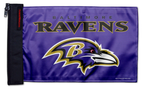 Baltimore Ravens 11"x17" Forever Wave Flag for Jeep Wrangler JK 2-Door 2007-2018