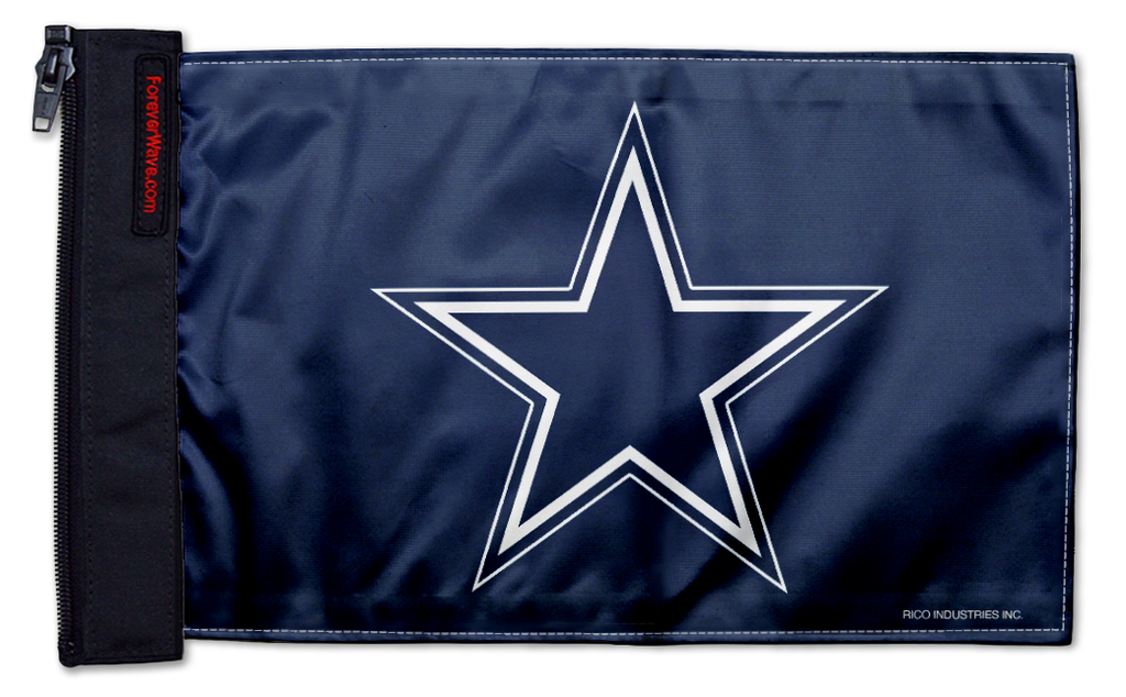 Dallas Cowboys Blue 11"x17" Forever Wave Flag for Boats
