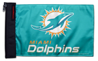 Miami Dolphins 11"x17" Forever Wave Flag for Jeep Wrangler LJ 2003-2006