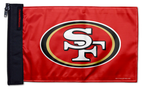 San Francisco 49ers 11"x17" Forever Wave Flag for Jeep Wrangler JKU 4-Door 2007-2018
