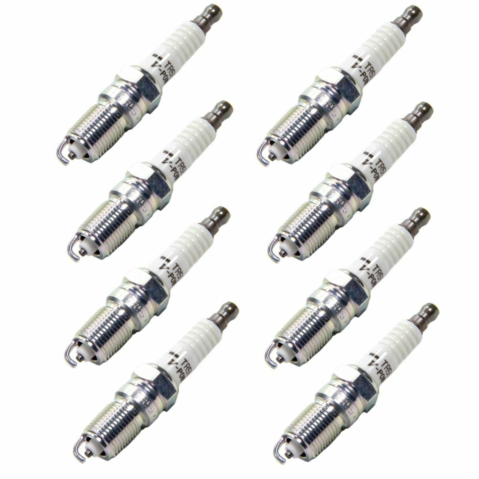 NGK (3951) TR55 V-Power Spark Plug, Pack of 8