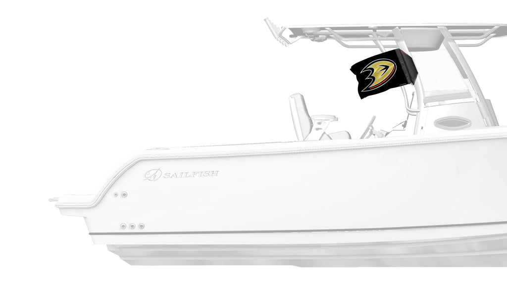 Anaheim Ducks 11"x17" Forever Wave Flag for Boats