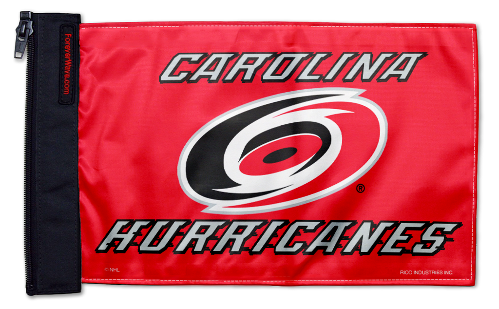 Carolina Hurricanes 11"x17" Forever Wave Flag for Jeep Wrangler LJ 2003-2006