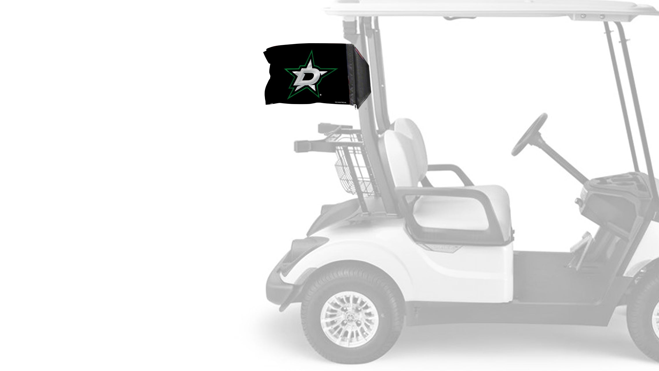 Dallas Stars 11"x17" Forever Wave Flag for Golf Carts