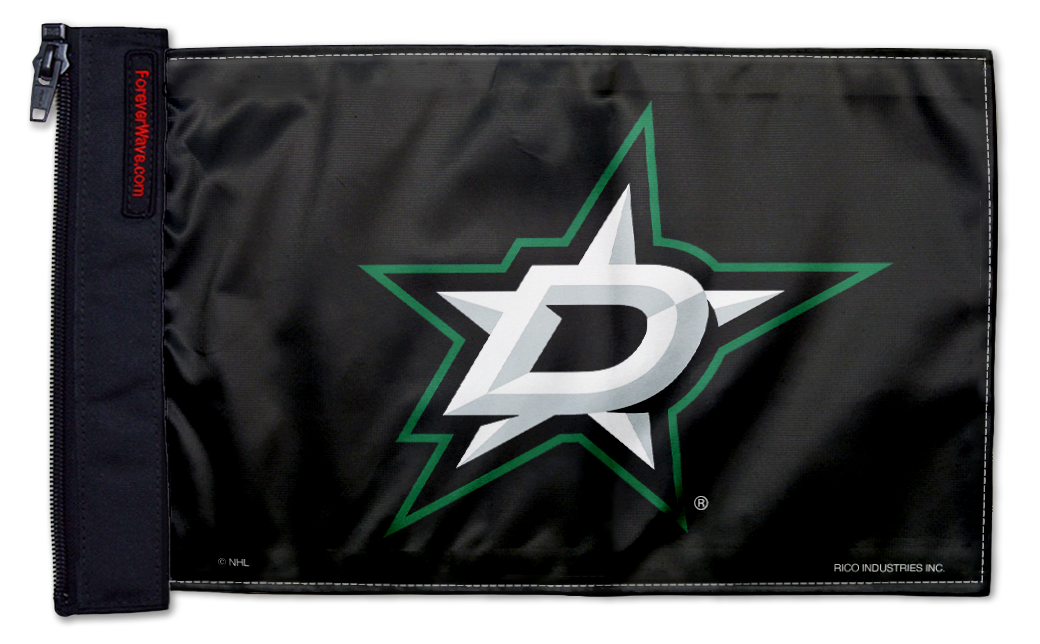 Dallas Stars 11"x17" Forever Wave Flag for Jeep Wrangler TJ 1996-2006