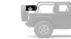 Los Angeles Kings 11"x17" Forever Wave Flag for Jeep Wrangler JKU 4-Door 2007-2018
