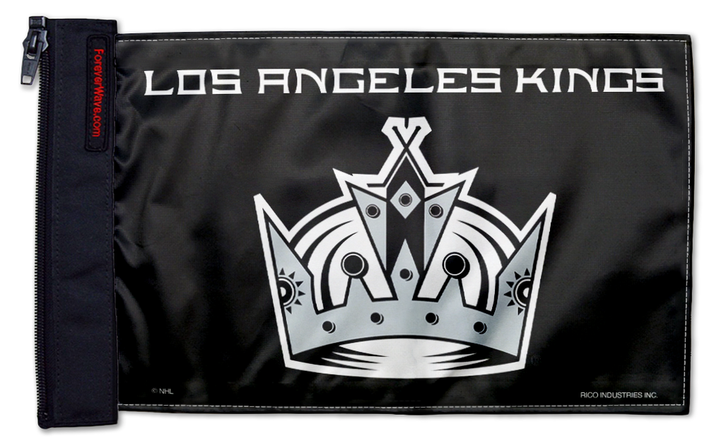 Los Angeles Kings 11"x17" Forever Wave Flag for Bronco