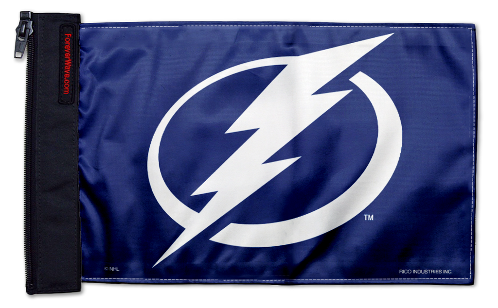 Tampa Bay Lightning 11"x17" Forever Wave Flag for Jeep Wrangler LJ 2003-2006