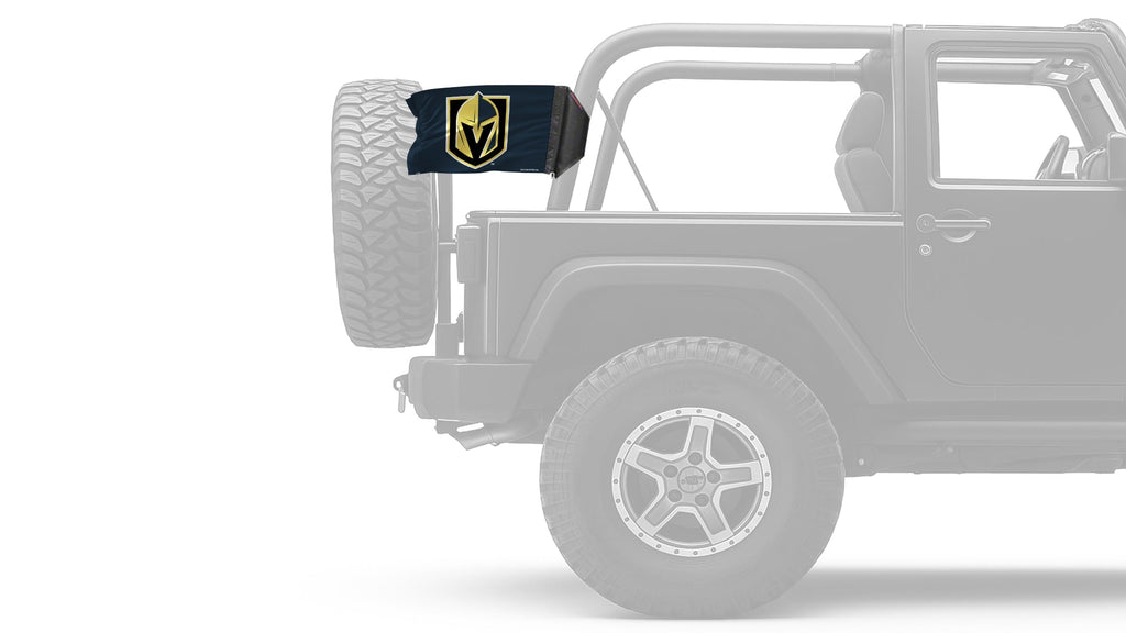 Las Vegas Knights 11"x17" Forever Wave Flag for Jeep Wrangler YJ 1986-1995