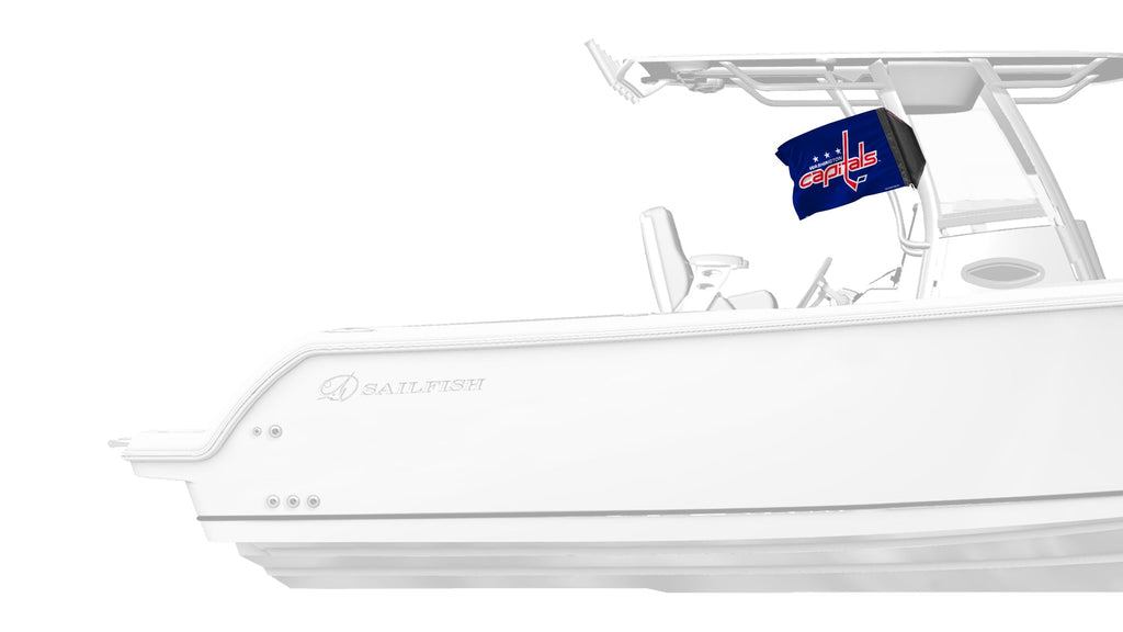 Washington Capitals 11"x17" Forever Wave Flag for Boats