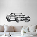 GT-R R32 Perspective Metal Car Wall Art - MT0456