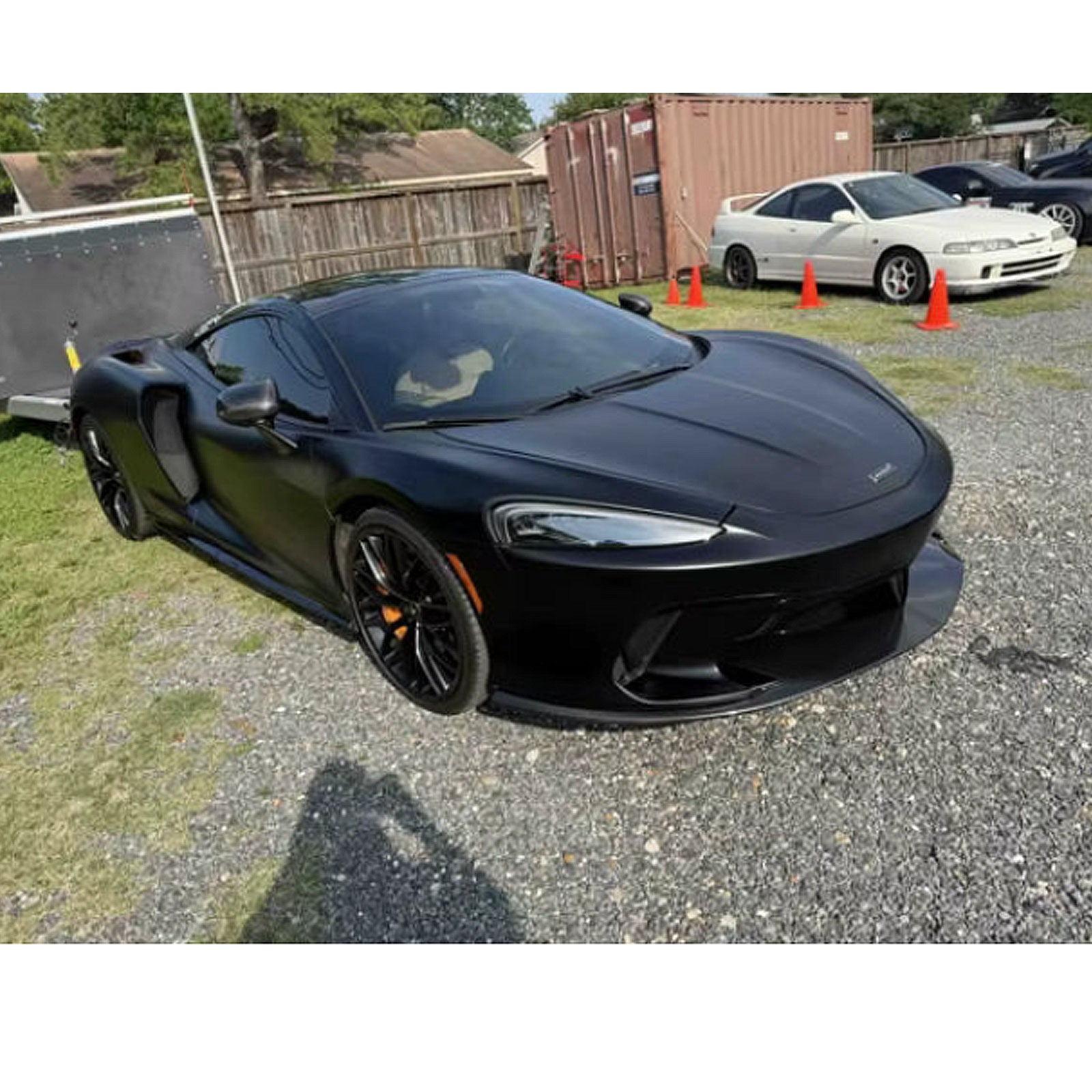 Prepreg Dry Carbon Fiber N Style Front Bumper Lip for McLaren GT - Bull Boost Performance