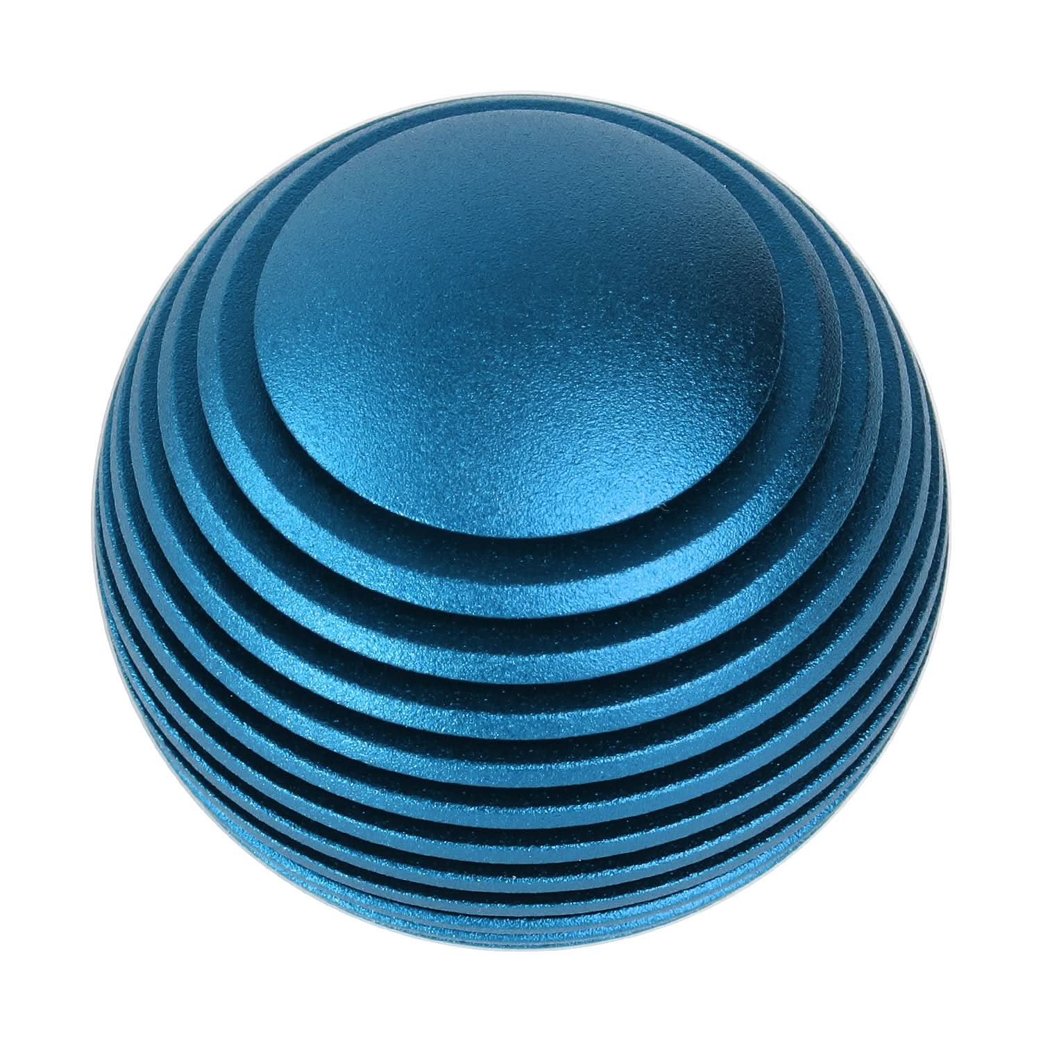 Universal Heatsink Style Ball Shift Knob - 50MM - Blue