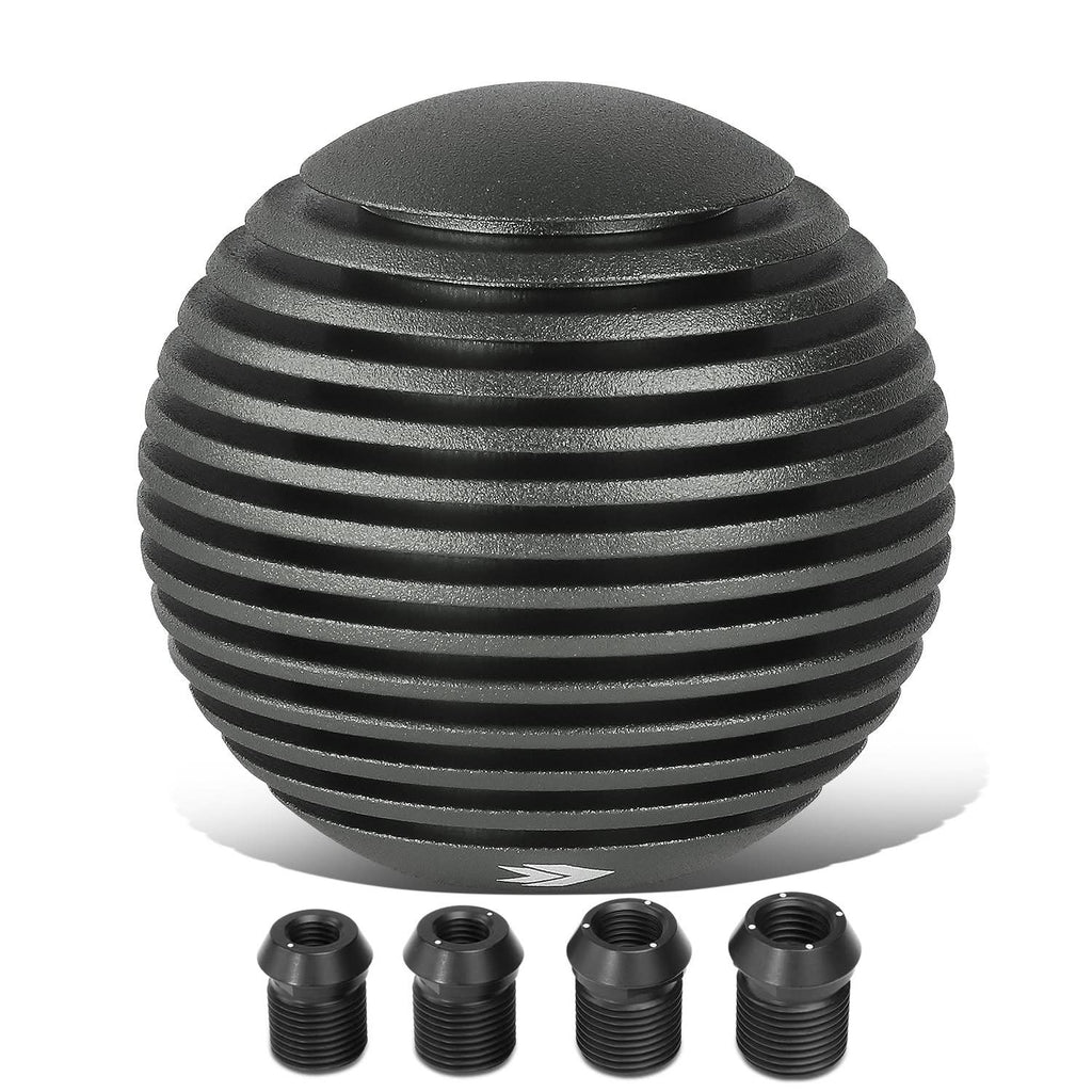 Heatsink Style Ball Shift Knob - 50MM - Gunmetal