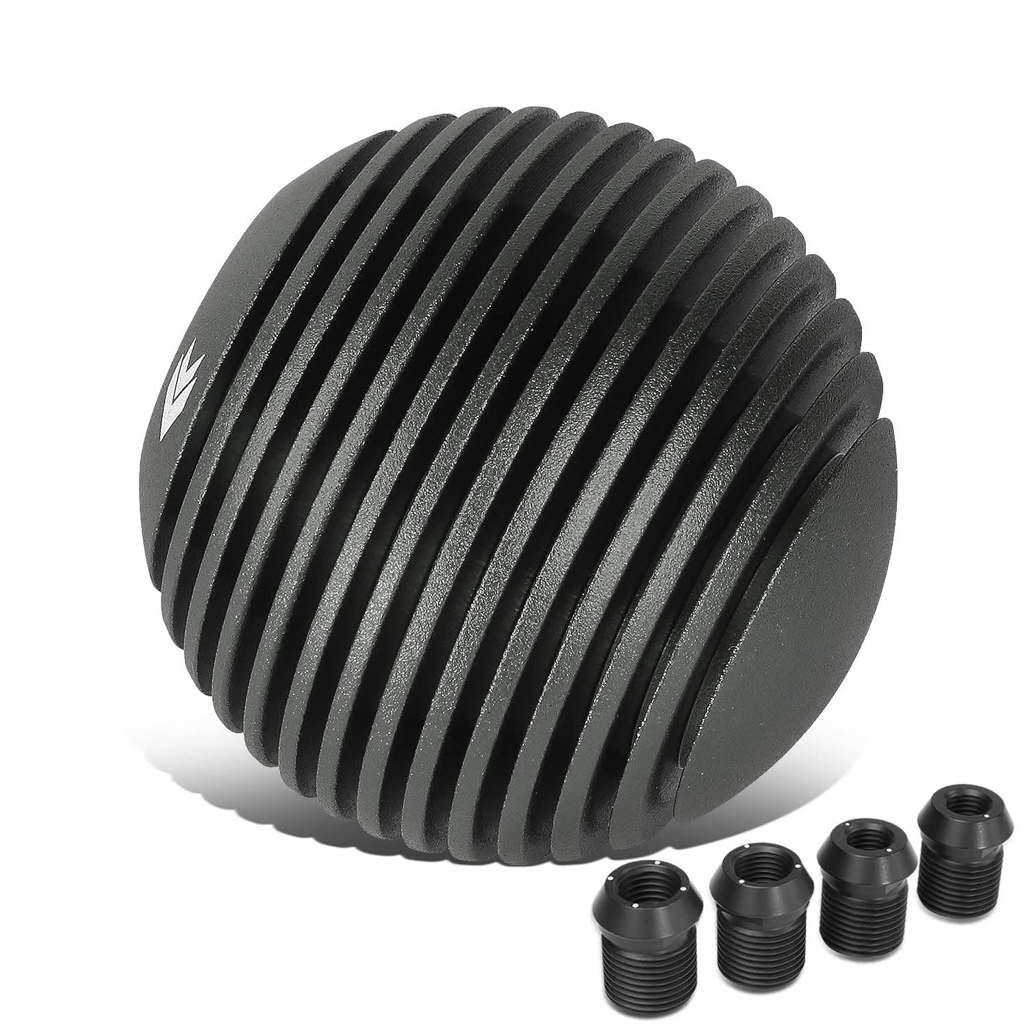 Heatsink Style Ball Shift Knob - 50MM - Gunmetal