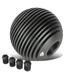 Heatsink Style Ball Shift Knob - 50MM - Gunmetal