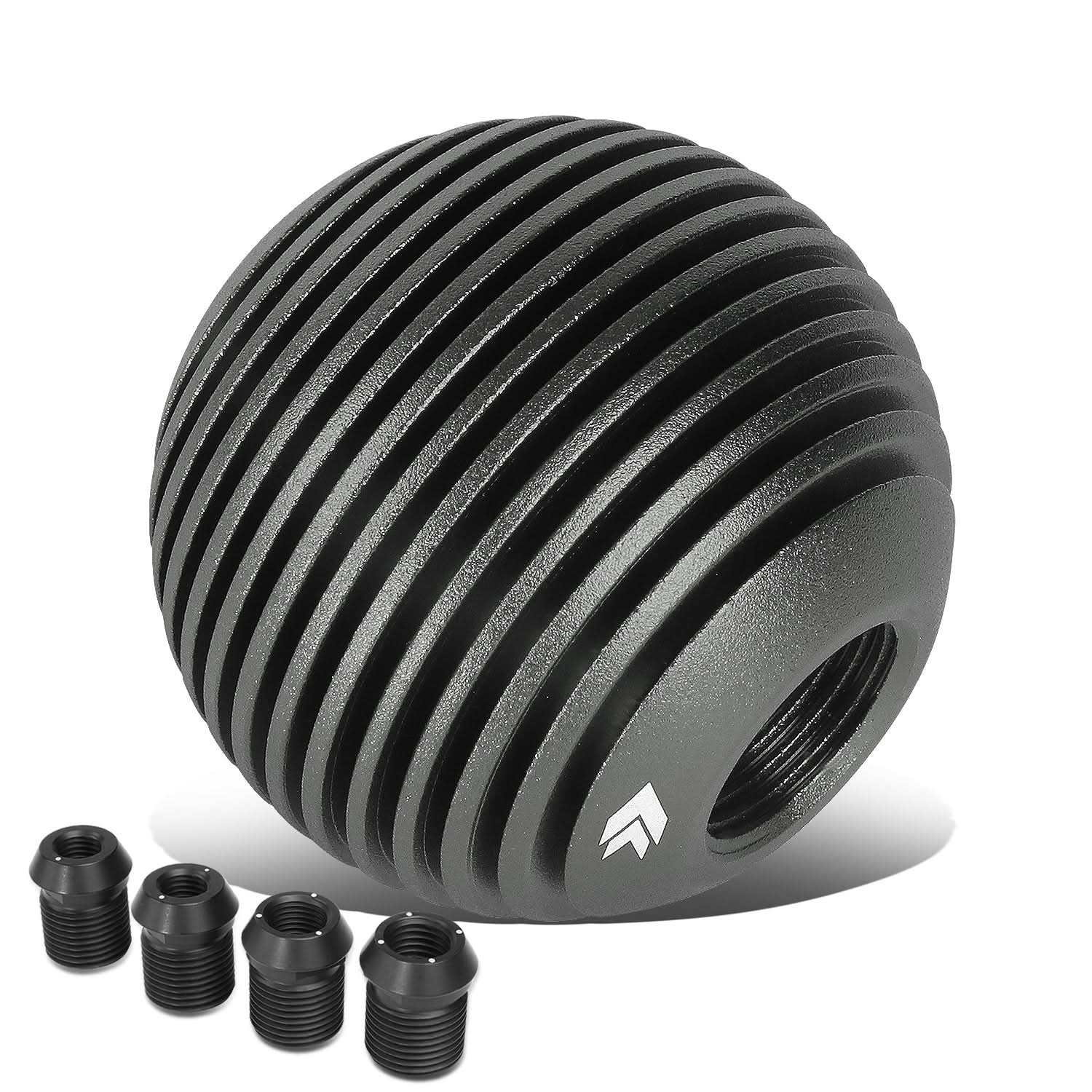 Heatsink Style Ball Shift Knob - 50MM - Gunmetal