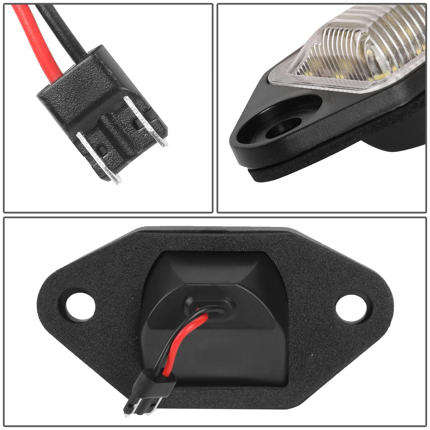 99-14 Ford E-150/E-250/E-350/E-450 White LED License Plate Lamp