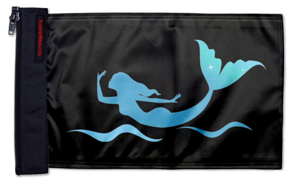 Mermaid 12"x18" Forever Wave Flag for Bronco