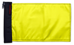 Solid Yellow "Q" 12"x18" Forever Wave Flag for Jeep Wrangler LJ 2003-2006