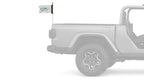 Tuna 12"x18" Forever Wave Flag for Jeep Wrangler TJ 1996-2006