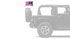 US Nautical Yacht Ensign 12"x18" Forever Wave Flag for Jeep Wrangler JLU 4-Door 2018-Present