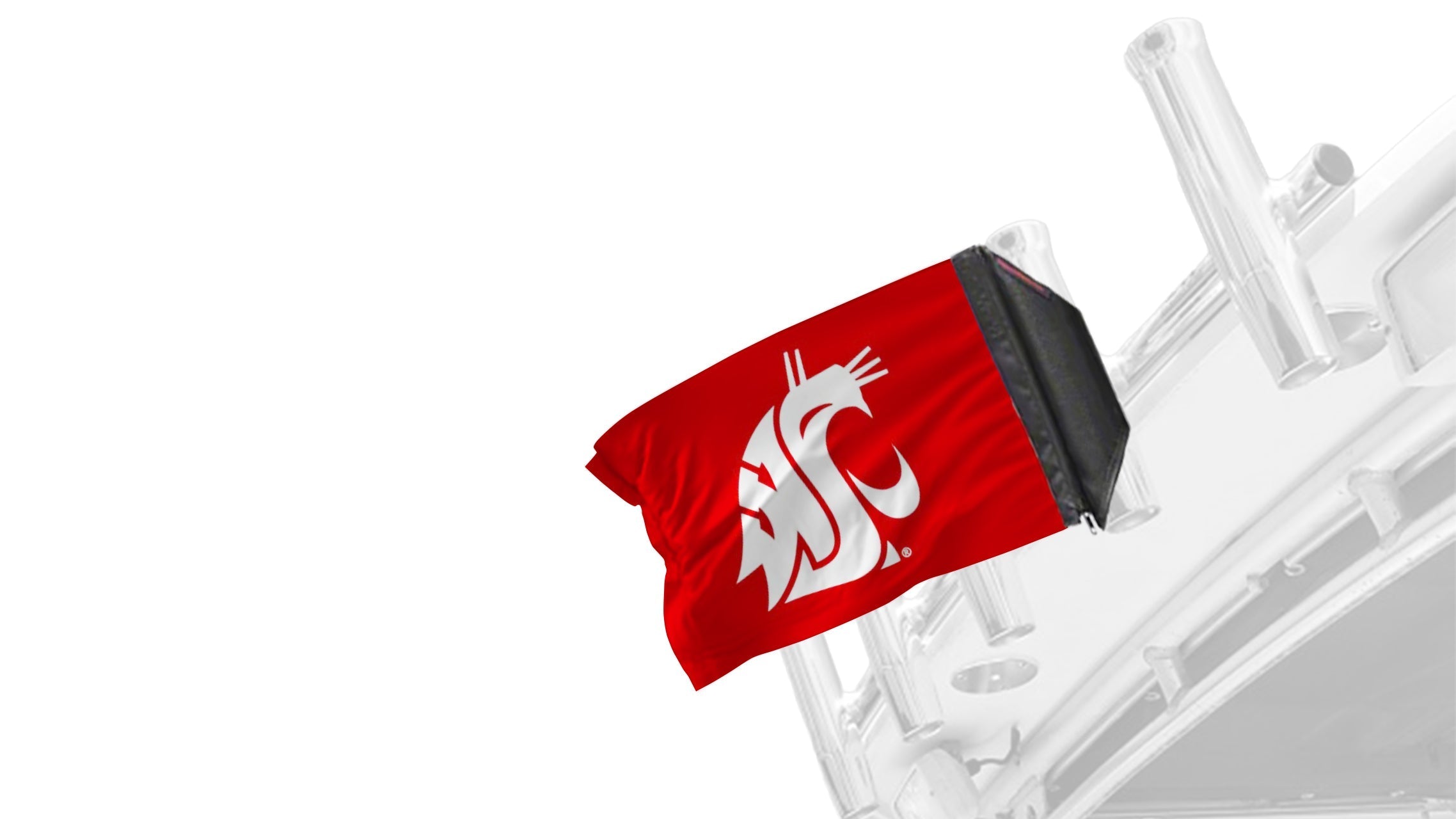 Washington State 11"x17" Forever Wave Flag for Boats