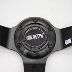 Ryu O Ken 350mm 3" Deep Dish 6-Bolt Steering Wheel Alcantara