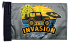 New Jersey Jeep Invasion 12"x18" Forever Wave Flag for Golf Carts