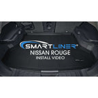 SMARTLINER Custom Fit Floor Liners For 2017-2024 Nissan Rogue Sport - Factory Cargo Tray in Lowest Position