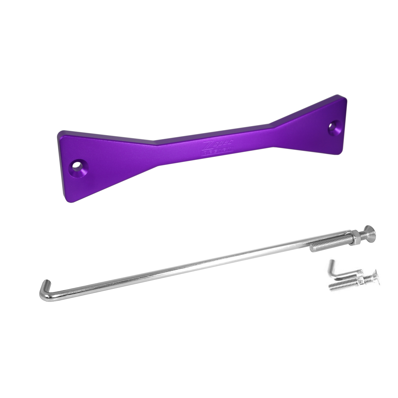 ZSPEC Battery Hold Down/Bracket for '23+ Nissan Z RZ34, Billet w/ Stainless Hardware