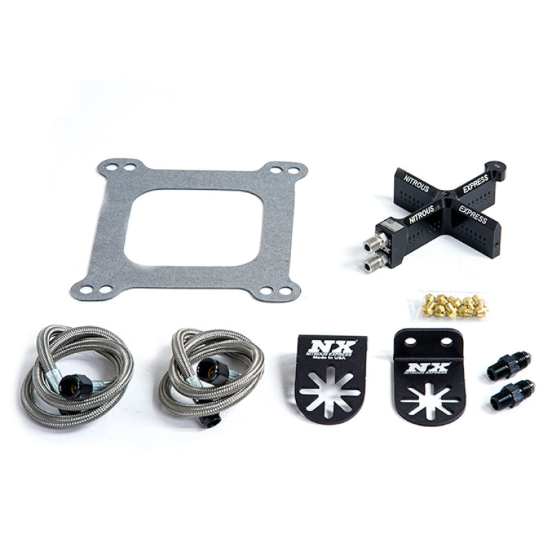 Nitrous Express Covert Crossbar Pro Power Plate Conversion (4150 Flange) 100-500HP