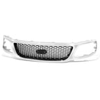 1997-2003 Ford F-150 Honeycomb Front Grille Black Chrome