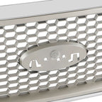 2004-2008 Ford F150 Lariat Style Front Grille Silver Chrome