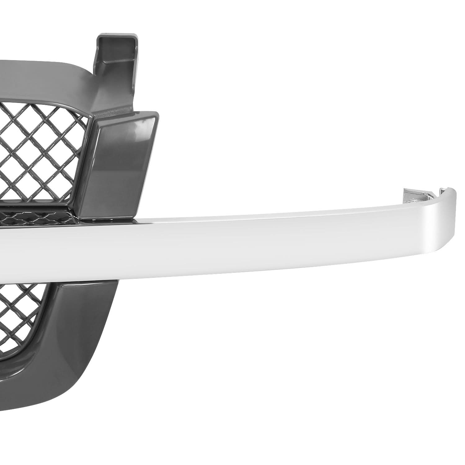 2003-2005 Chevrolet Silverado OE Style Front Grille Gray w/ Chrome