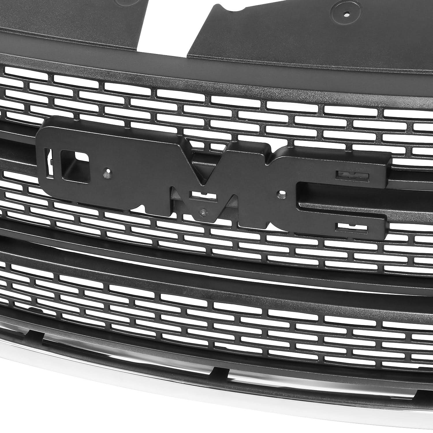 2010-2017 GMC Terrain SLE Front Grille Assembly Matte Black Chrome