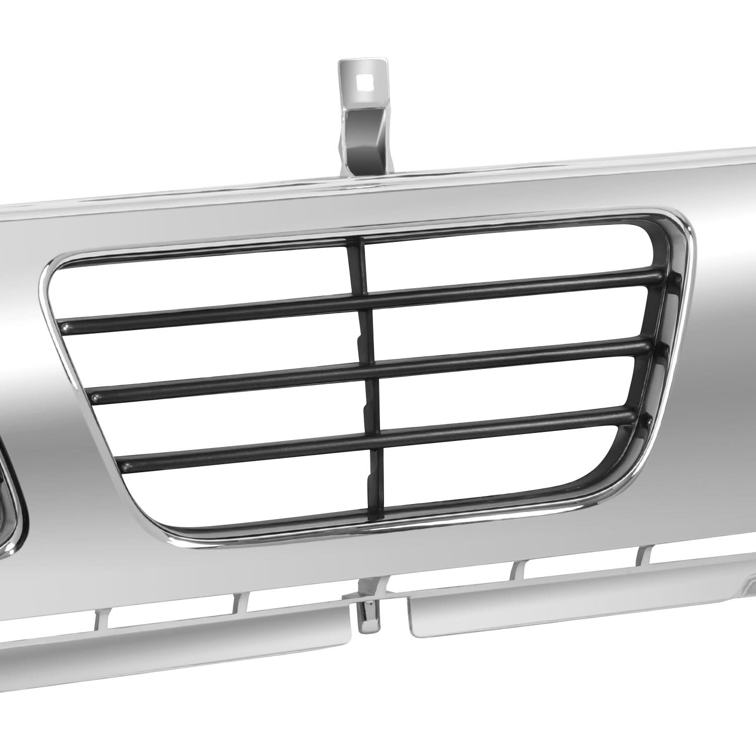 1983-1997 Nissan Pickup Chrome/Gray Grille Assembly