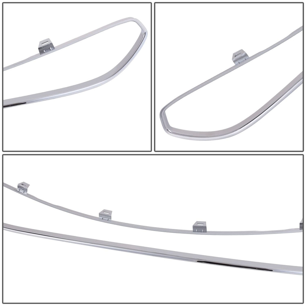 2010-2012 Ford Fusion Front Bumper Grille Molding Chrome Trim