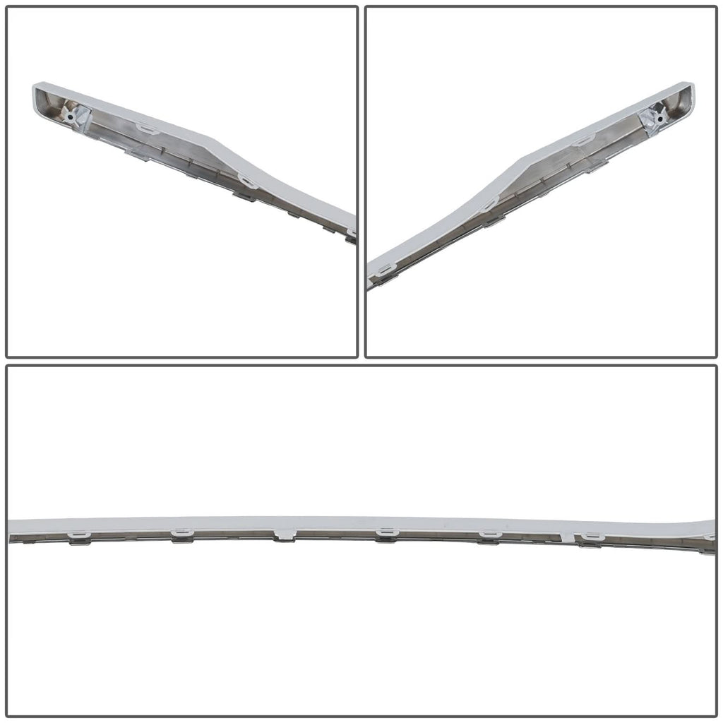 2013+ Honda Civic Front Bumper Lower Chrome Grille Trim Molding