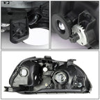 1996-1998 Honda Civic OE Style Left Headlight - H4 Bulb