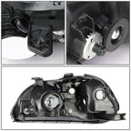 96-98 Honda Civic OE Style H4 Right Headlight