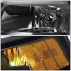 99-04 Ford Mustang OE Style Black Housing Headlight - Left