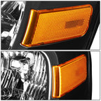 2007-2014 Ford Expedition OE Style H13 Headlight - Black Housing Left