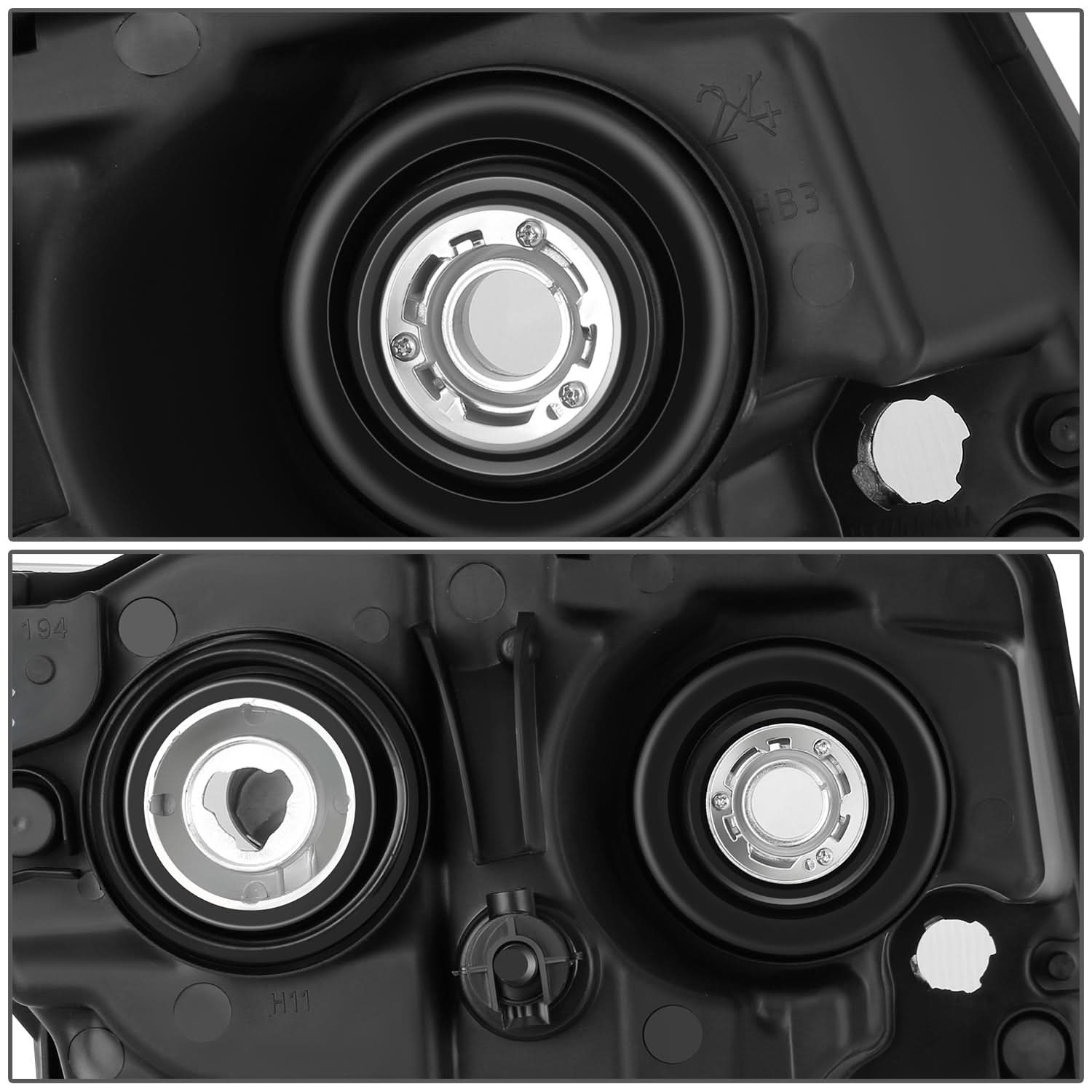 2011-2013 Jeep Grand Cherokee OE Style Left Headlight - Chrome Housing