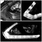 2014-2016 Nissan Rogue Halogen Headlight Assembly - Left Side