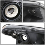 07-09 Nissan Sentra OE Style Left Side Black Headlight
