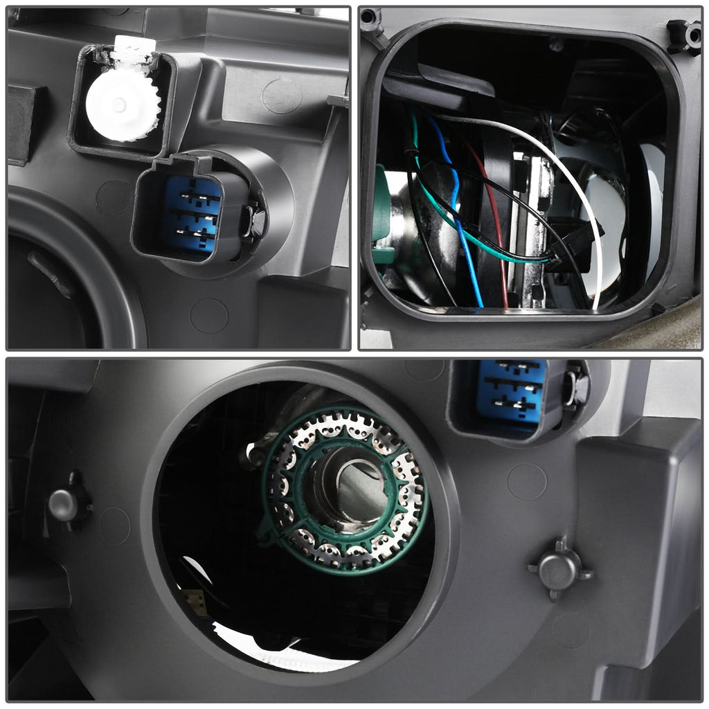 09-12 Ford Flex OE Style HID Headlights - Black Housing Left Side